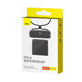 Baseus AquaGlide BS-PC029 IPX8 wasserdichte Tasche mit Slide Lock System - schwarz