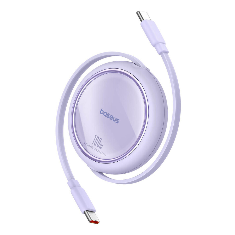 Baseus Free2Draw Mini USB-C - USB-C 100W 1m Verlängerungskabel - lila