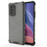 Honeycomb caz armat cu cadru de gel Xiaomi Redmi K40 Pro + / K40 Pro / K40 / Poco F3 negru