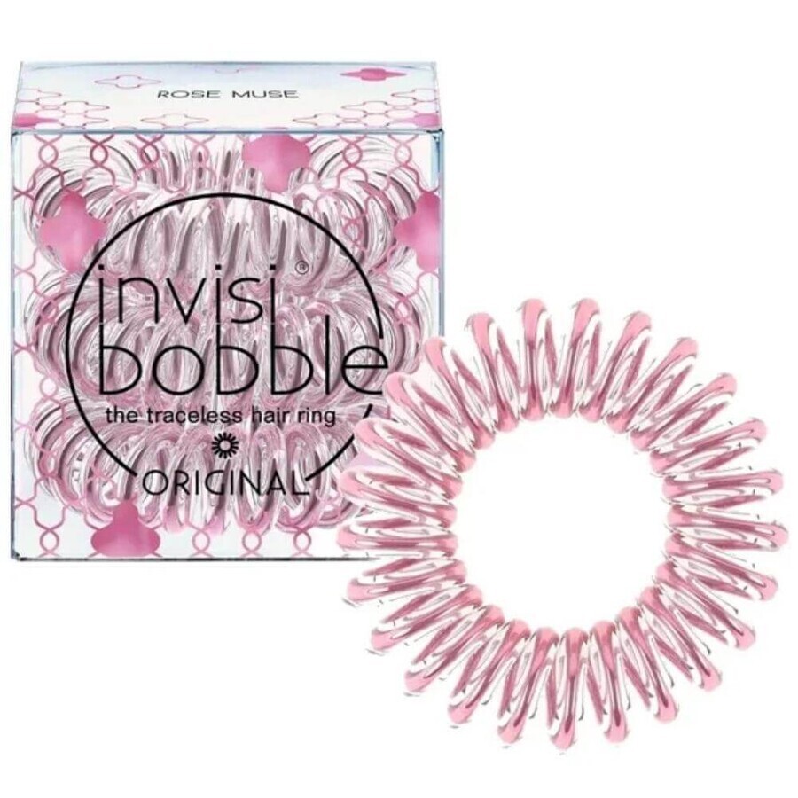 Invisibobble Original Rosa Musa Goma de borrar, 3 piezas