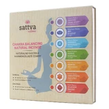 Sattva Chakra Balancing Natural Weihrauch Chakra harmonisierendes Räucherwerk, 49 Stück