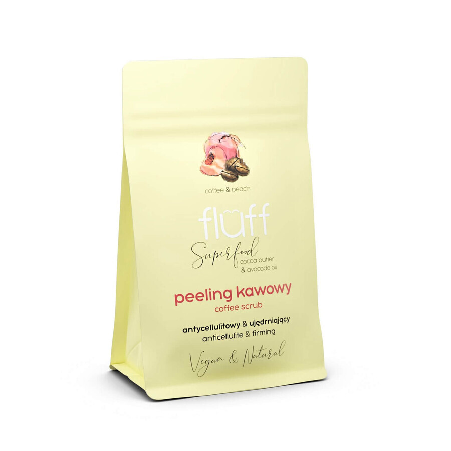 Fluff Kaffee Peeling Pfirsich, 100g