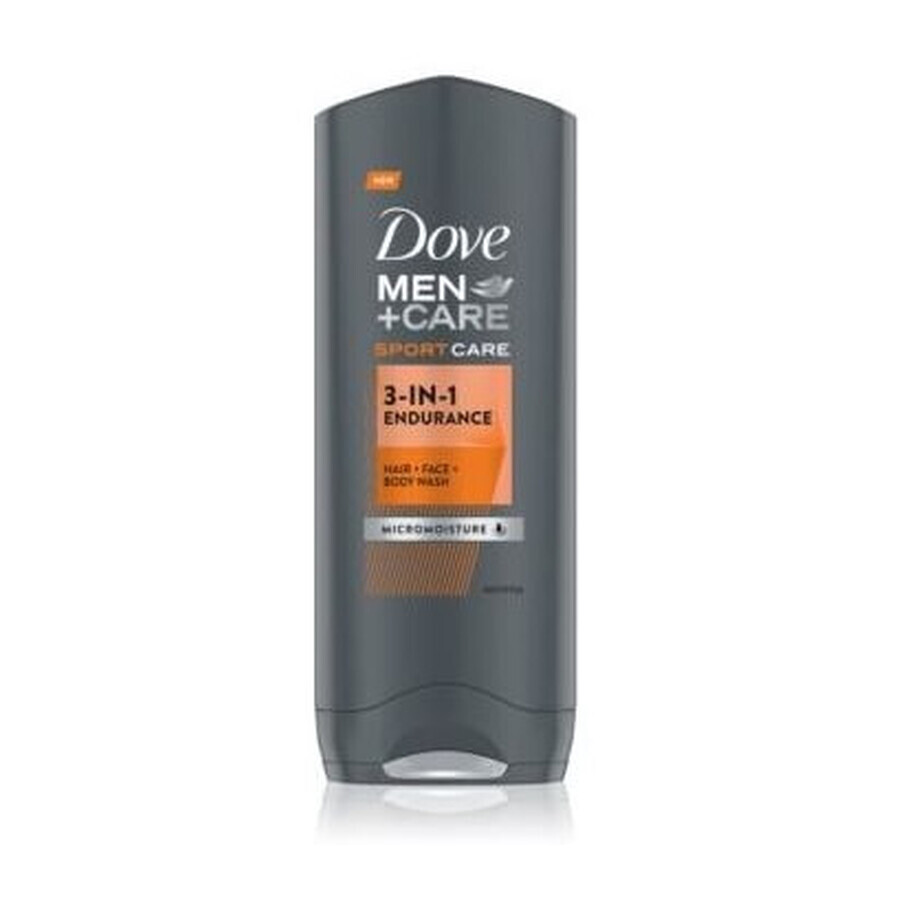 Dove Uomo, Gel doccia Sport Endurance+Comfort, 250 ml