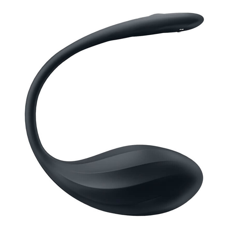 Satisfyer Stimulator al punctului G cu petale nervurate Negru