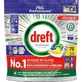 Dreft Platinum All in One capsules pour lave-vaisselle au citron, 75 pièces