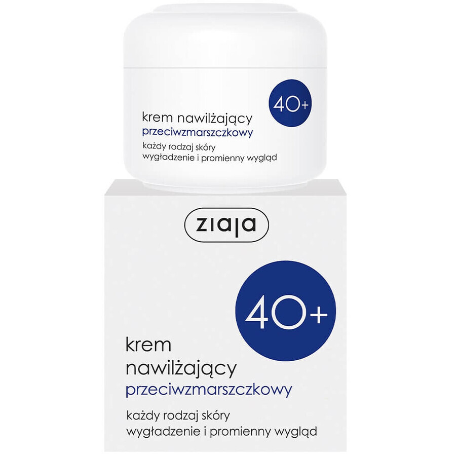 Ziaja 40+ Crema idratante antirughe, 50 ml