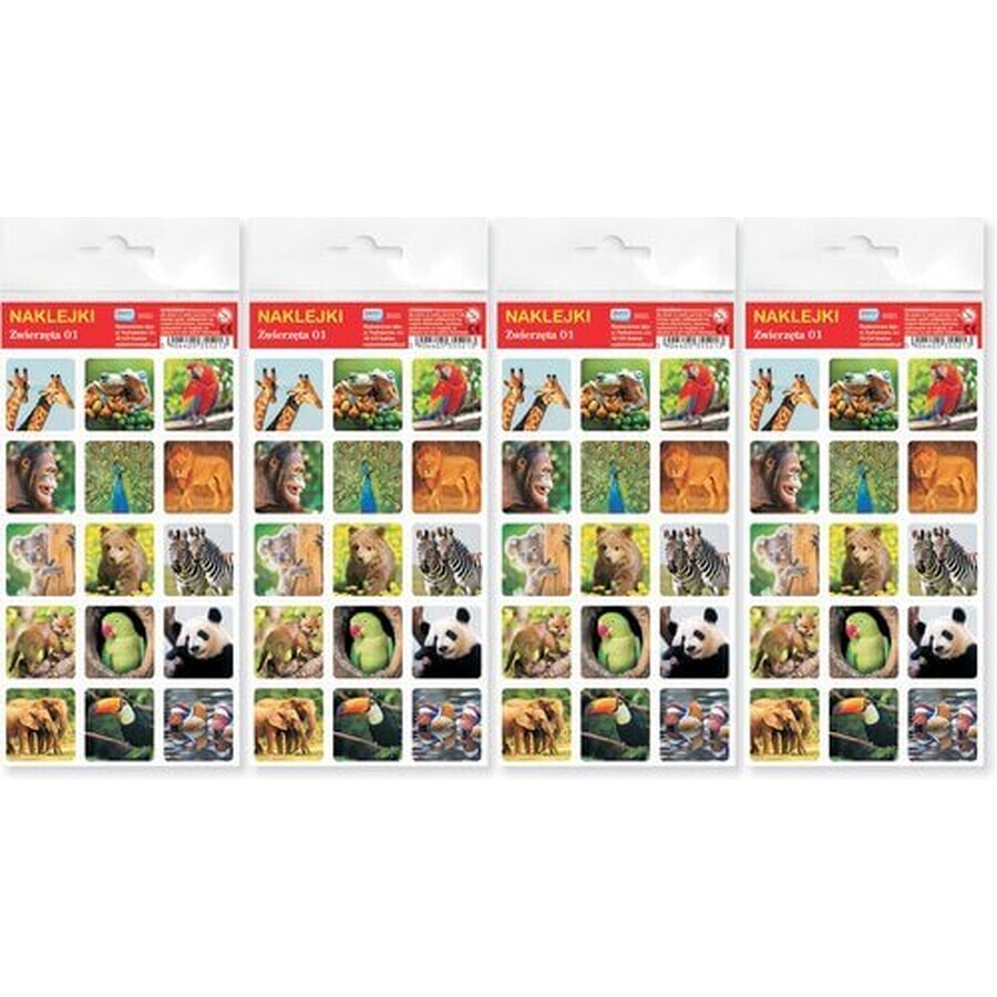 Acquista Animali 01 Adesivi 4 pezzi Animali 01 Adesivi 4 pezzi