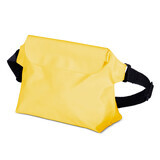 Waterproof PVC pouch / kidney - yellow