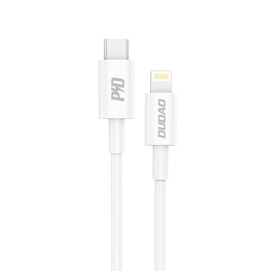 Dudao L6X Câble USB-C - Lightning PD 20W 1m - blanc