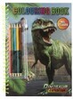 Libro para colorear de dinosaurios + l&#225;pices de colores