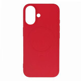 MagSafe Liquid Silicone Case for iPhone 16 - red