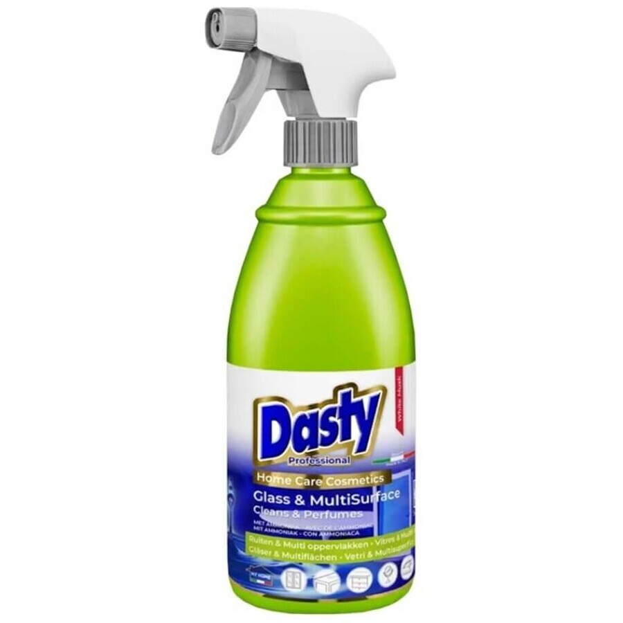 Dasty Glass amp; Multisurfaces glass cleaner with ammonia Muschio Bianco, 700 ml.