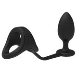 Dream Toys RamRod Cockstrap cu Plug anal Plug anal cu inel de erecție