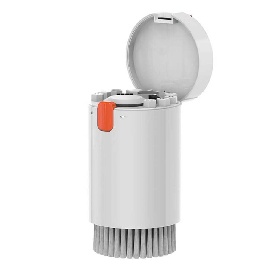 Multifunctionele reinigingsset 20in1 voor hoofdtelefoon, toetsenbord en beeldscherm - wit