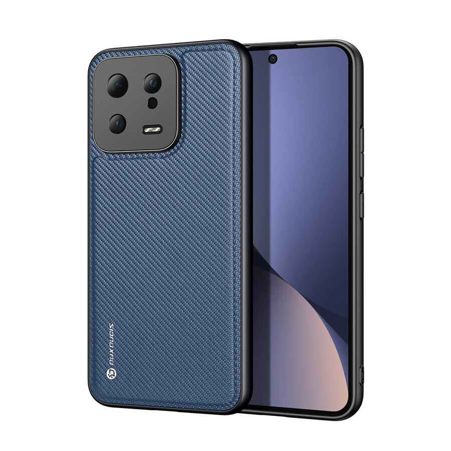 Dux Ducis Fino case for Xiaomi 13 cover with silicone bezel blue