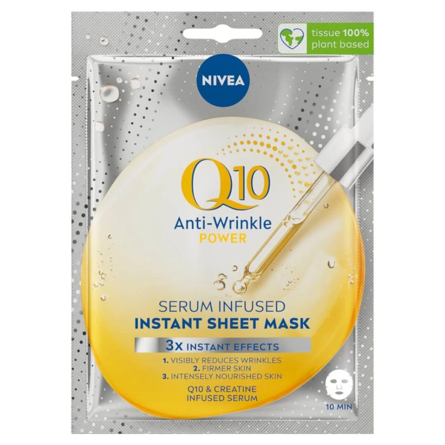 Nivea Q10 Maske in Folie mit Anti-Falten-Serum, 1 Stück