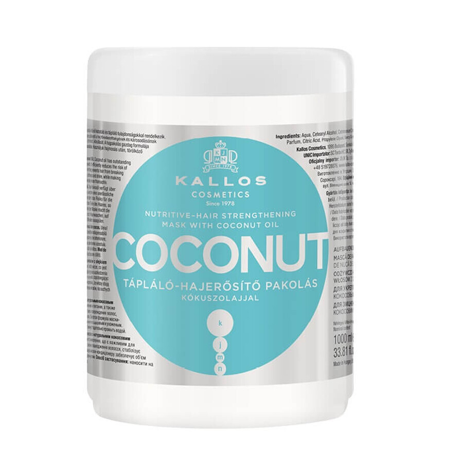 Cumpără Mască de păr cu nucă de cocos Kallos, 1000 ml Mască de păr cu nucă de cocos Kallos, 1000 ml