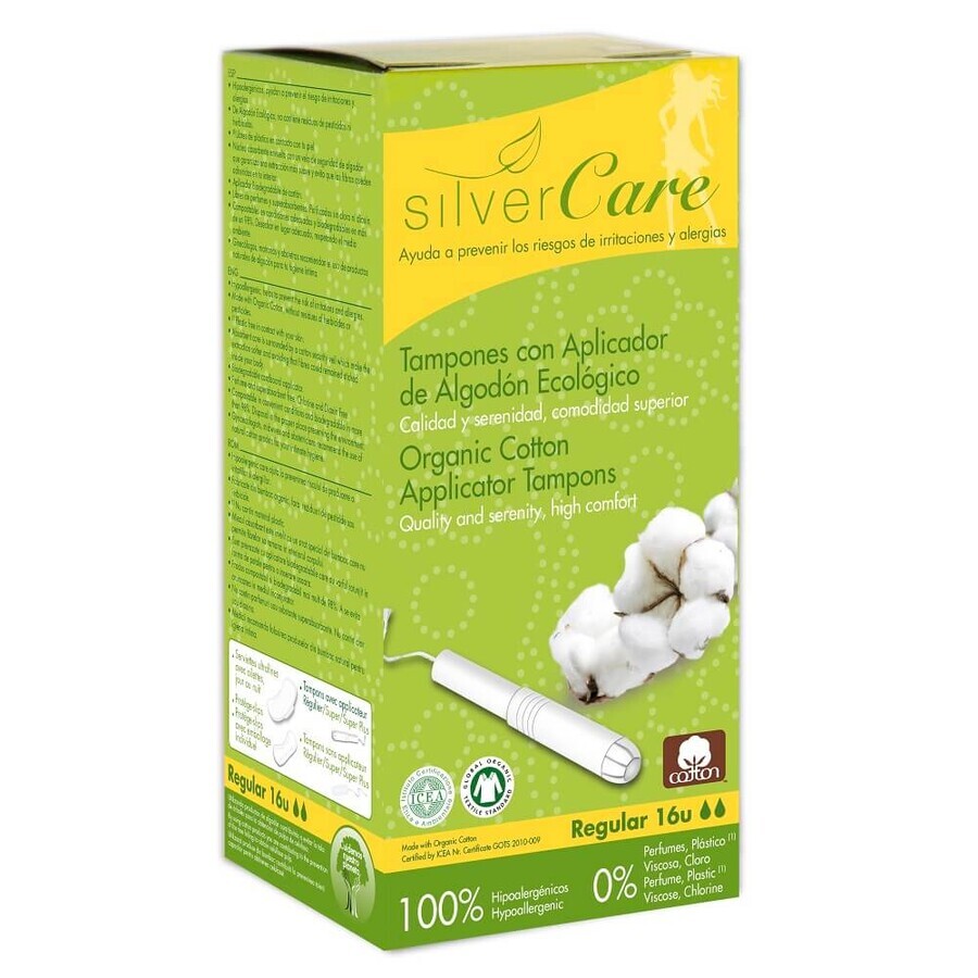 Buy Masmi Tampons with organic cotton applicator Regular, 16 pieces Masmi Tampons with organic cotton applicator Regular, 16 pieces