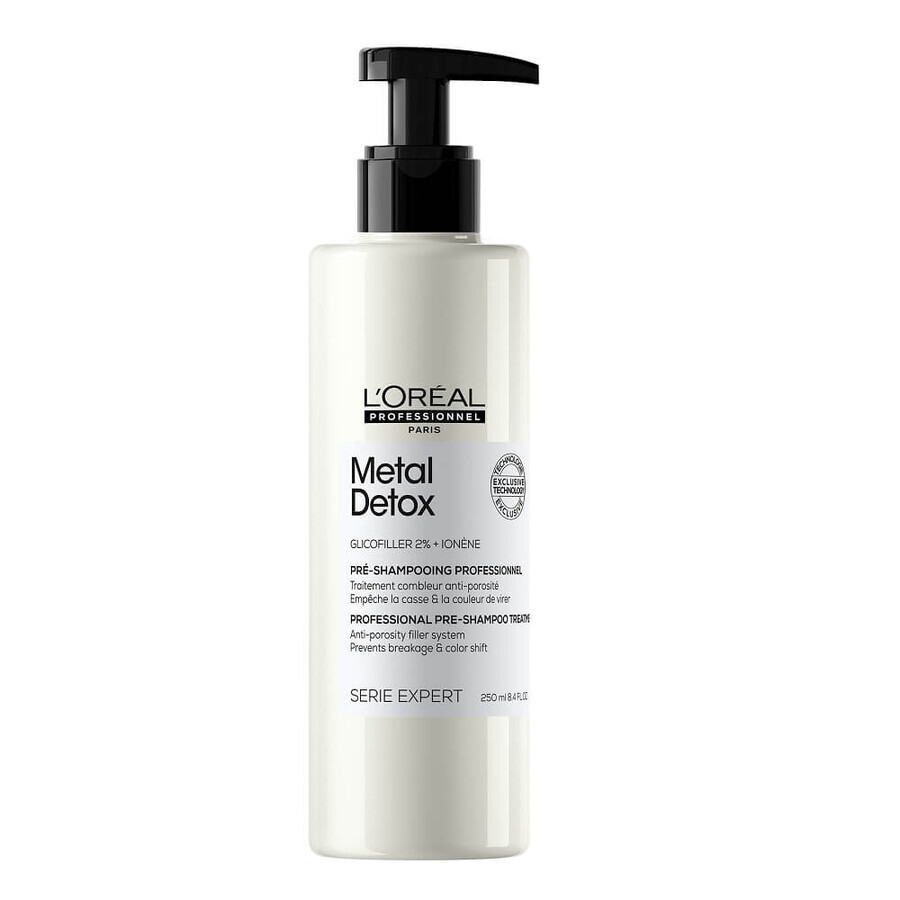 L Oreal Professionnel Serie Expert Metal Detox Treatment voor gebruik vóór shampoo, 250 ml