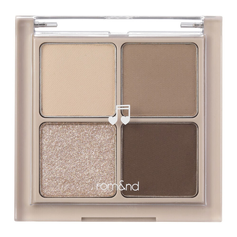 Rom amp;nd Better Than Eyes Eye Shadow Palette M02 Dry Buckwheat Flower, 6.5 g
