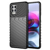 Thunder Case carcasă blindată flexibilă Motorola Moto G100 / Edge S negru