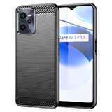 Carbon Caz Realme C35 silicon flexibil caz de carbon negru