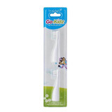 Brush-Baby GoKidz Tips for travel sonic toothbrush for children aged 3-6 years, 2 pieces.