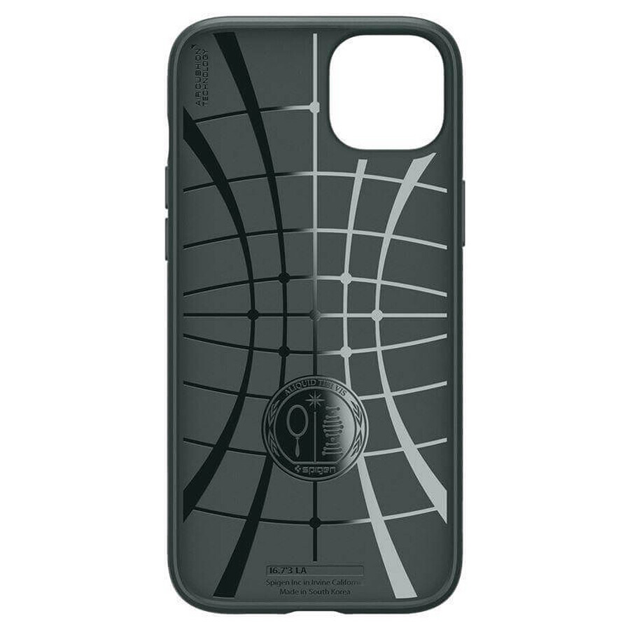 Carcasă Spigen Liquid Air pentru iPhone 15 Plus - verde închis