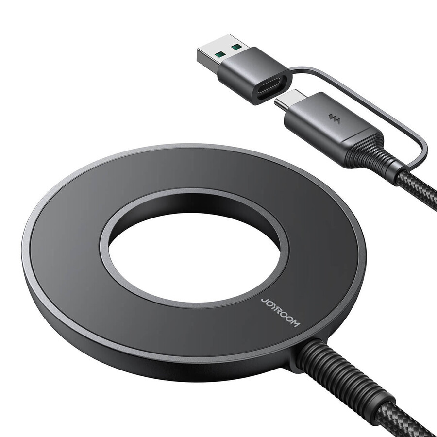 Joyroom drahtloses magnetisches Ladegerät 15W schwarz (JR-WQM03)
