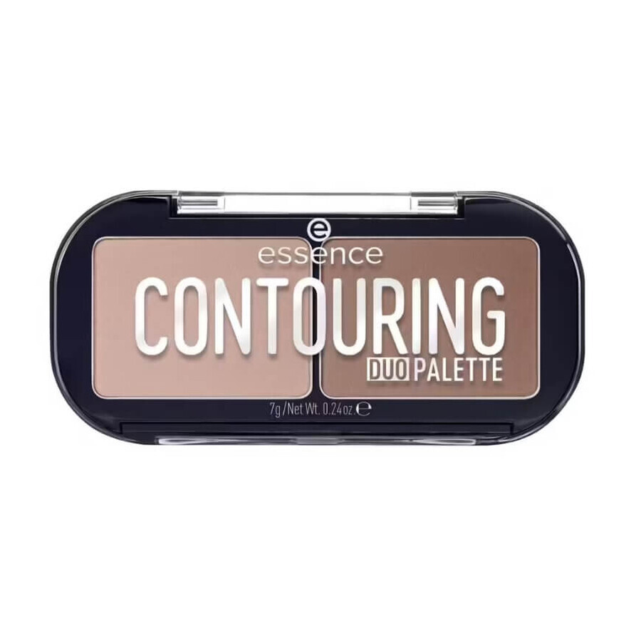 Essence Contouring Duo Contouring Palette 10 Pelle più chiara, 7 g