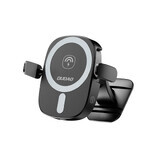 Suport pentru telefon auto Dudao FW11 cu încărcător inductiv 15W pentru parbriz / cabină - negru