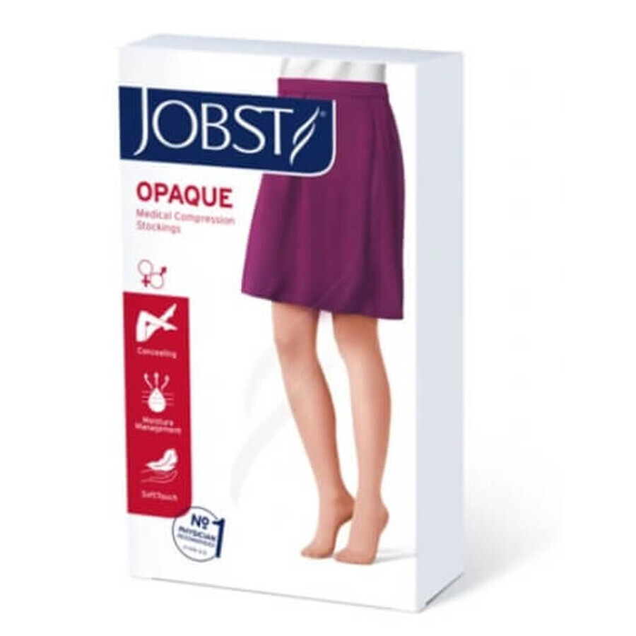 Jobst Opaco, CCL1 calcetines naturales con puntera cerrada, talla VI