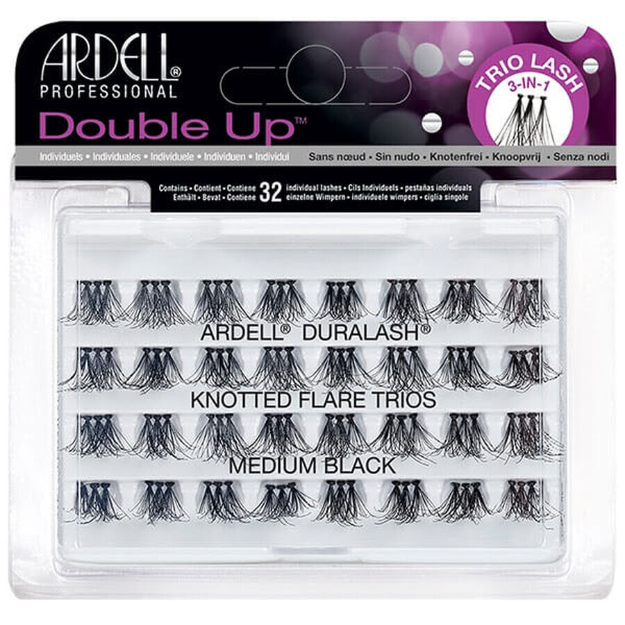 Buy Ardell Double Up Set of 32 clumps of eyelashes Medium Black Ardell Double Up Set of 32 clumps of eyelashes Medium Black
