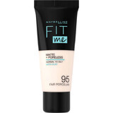 Maybelline Fit Me matterende gezichtsgrondverf 95 Fair Porcelain, 30 ml