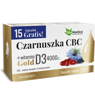 Ekamedica CBC Gold komijn, 75 capsules
