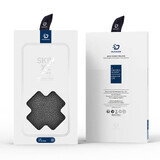 Custodia Dux Ducis Skin X2 per iPhone 14 Plus con sportellino magnetico nero