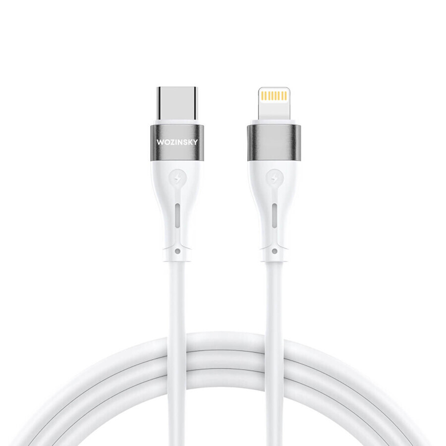 Wozinsky WSTCL2 Lightning / USB-C PD 27W 2m Kabel - weiß