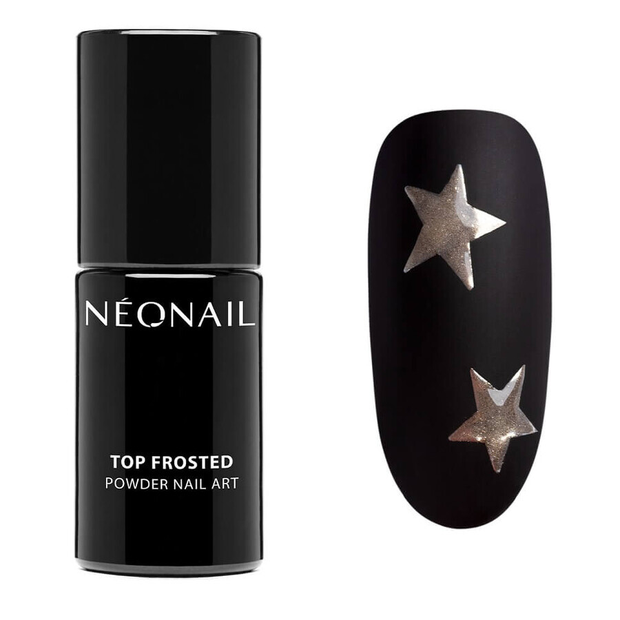 NeoNail Top Polvo Esmerilado Nail Art Hybrid Top, 7,2 ml