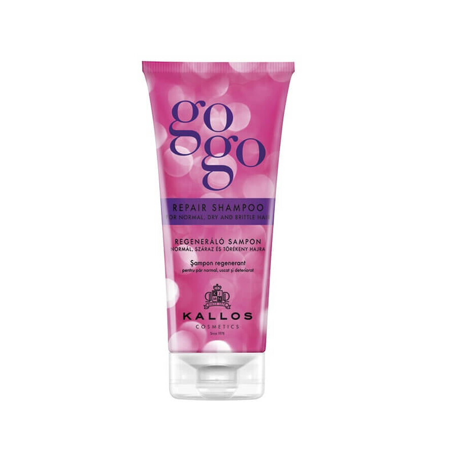 Boutique Kallos GoGo Shampooing réparateur pour renforcer la structure des cheveux, 200ml Kallos GoGo Shampooing réparateur pour renforcer la structure des cheveux, 200ml