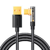 Joyroom Gaming Cable S-UC027A6 USB-C (coudé) / USB-A (droit) 3A 1,2 m - noir