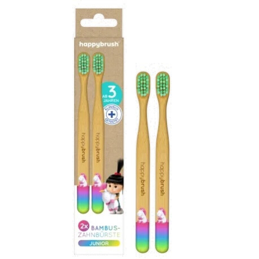 Shop Happybrush, Kinderzahnbürste, Einhorn Doppelpack, ab 3 Jahren, 2 Stück Happybrush, Kinderzahnbürste, Einhorn Doppelpack, ab 3 Jahren, 2 Stück