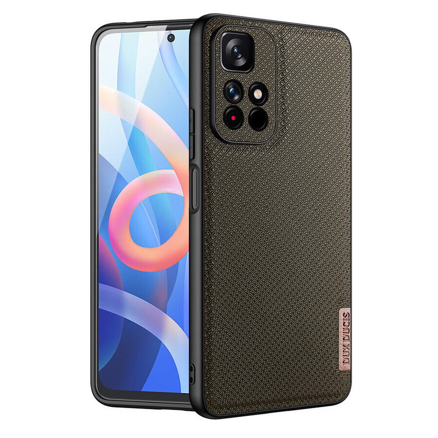 Dux Ducis Fino case nylon-covered case Poco M4 Pro 5G green
