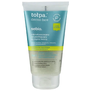 Tołpa Dermo Face Sebio Micro Exfoliërende Gel voor gezichtsreiniging, 150 ml