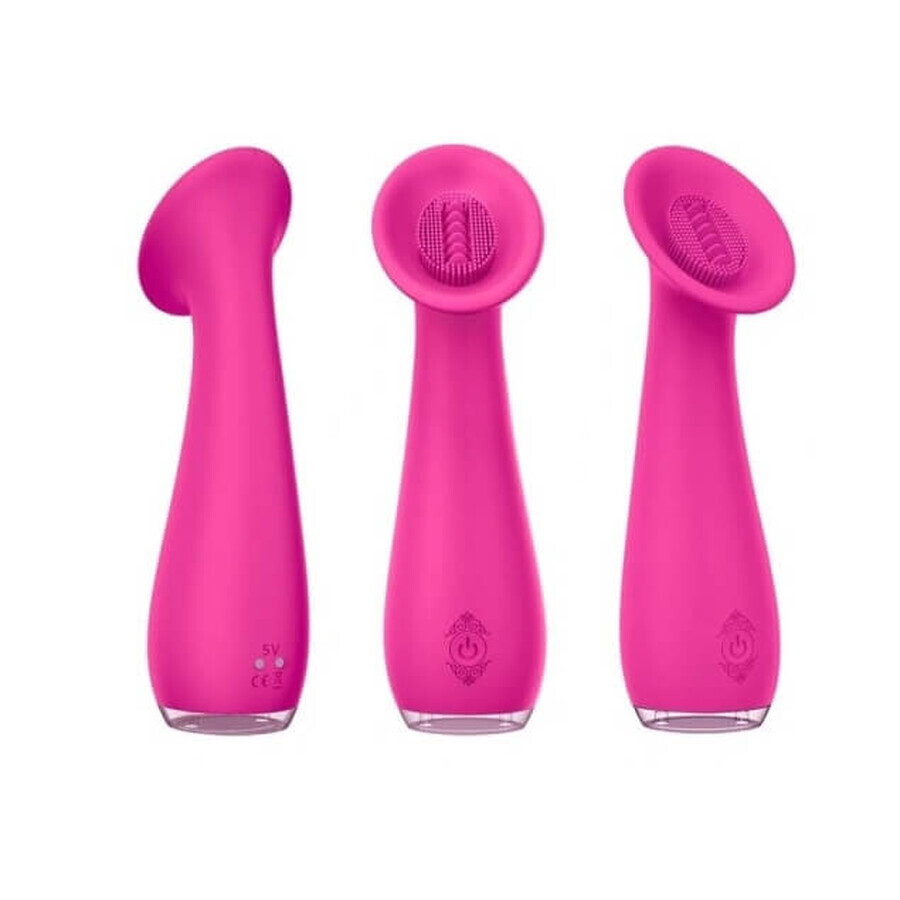 S-Hande Sunflower Vibratore illuminato multifunzionale con 9 modalità di vibrazione Red Rose
