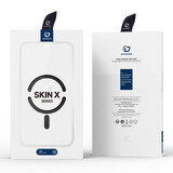 Custodia Dux Ducis Skin X Pro per iPhone 15 Plus con MagSafe e flip cover - nero