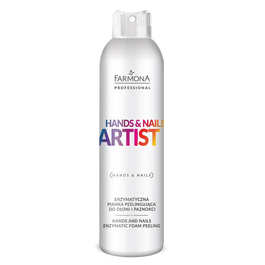 Farmona Professional Hands amp; Nails Artist Schiuma lavante enzimatica per mani e unghie, 150 ml
