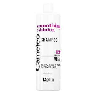 Cameleo Champú vegano alisante y abrillantador con pantenol, 400 ml