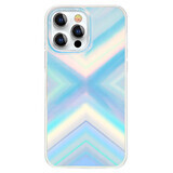 Kingxbar Streamer Series caz elegant de lux pentru iPhone 13 Pro albastru (Triunghi)