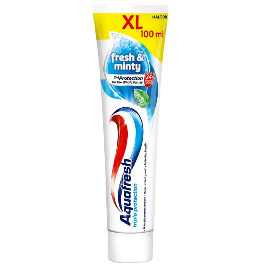 Aquafresh Triple Protection Pasta dentífrica suave y mentolada, 100 ml