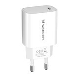 Wozinsky WGWCCW Chargeur secteur USB-C 20W - blanc